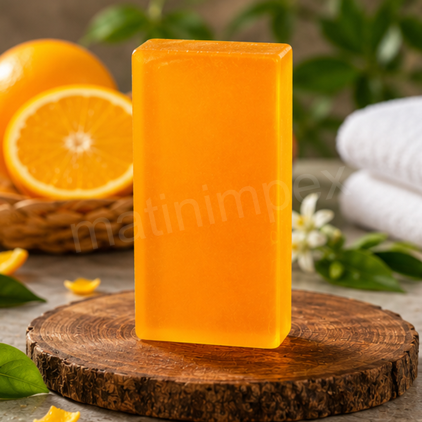 Orange Solid Premium Soap Base SPB021