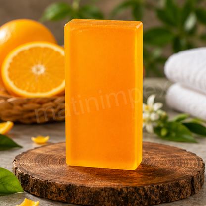 Orange Solid Premium Soap Base SPB021