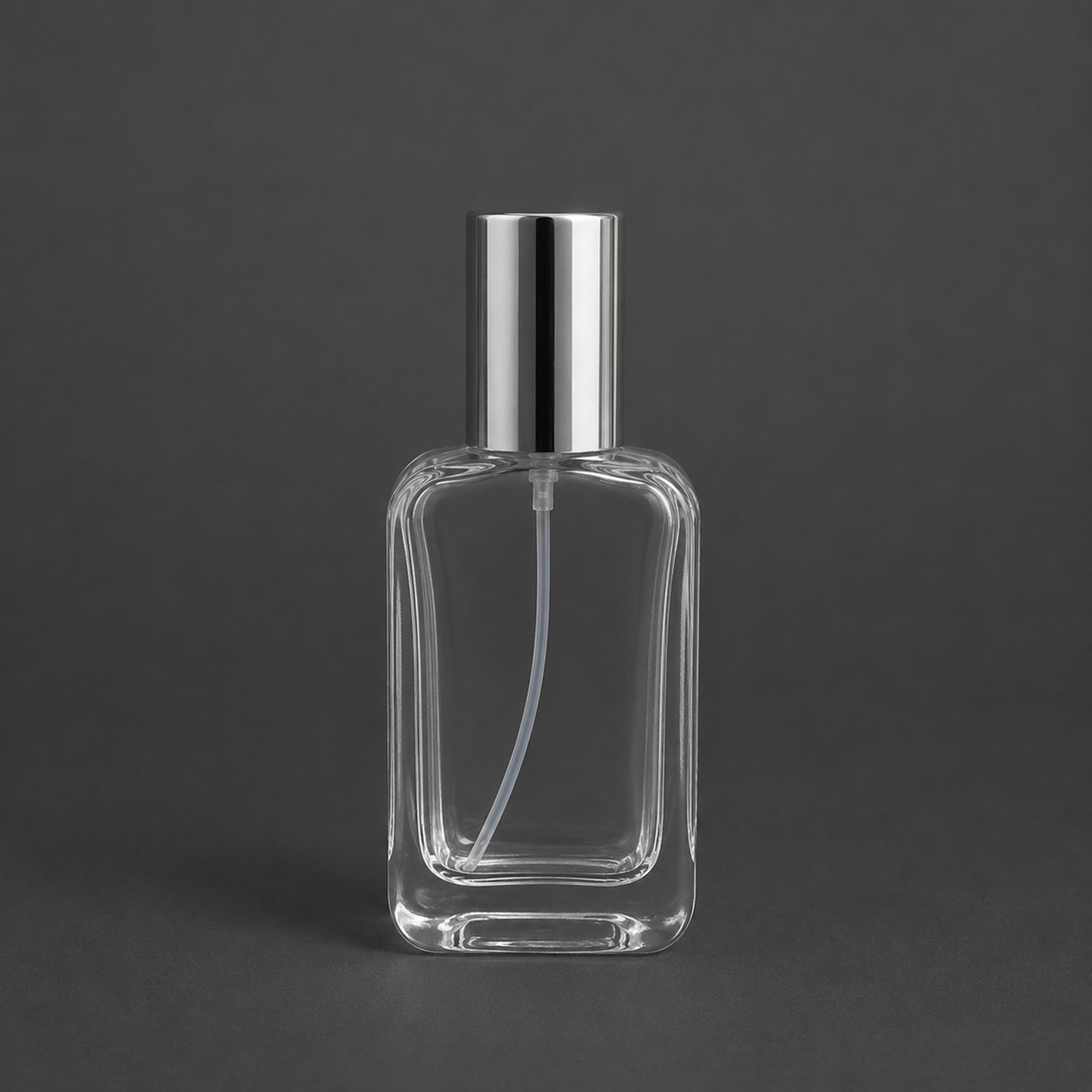 Rectangular Shape Glass Perfume Spray Bottle with Metal Cap (3 colour set)  |  PGB004