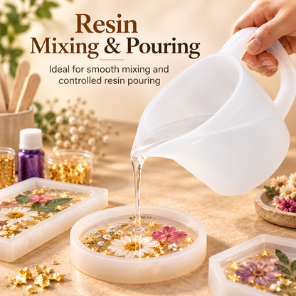 500ml Multi-Purpose Mixing & Pouring Jug for Resin, Wax, Soap & Colour Mixing | TOL-ART067
