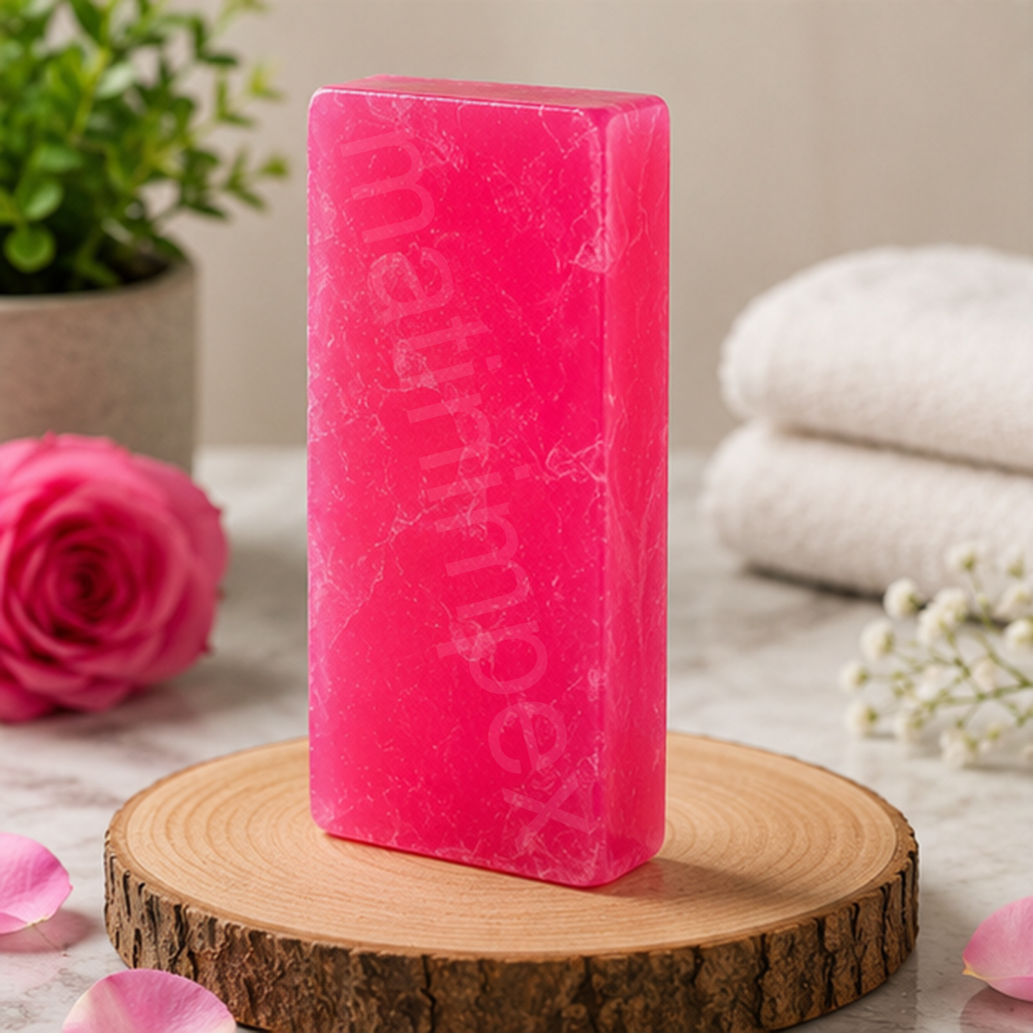 Pink Rose Solid Premium Soap Base SPB019