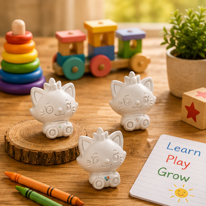 Cute Princess Cat Concrete DIY Activity Kit | RCP012