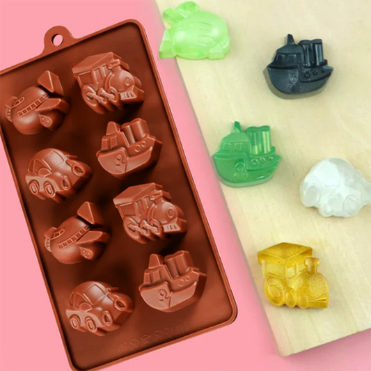 Transport Theme Silicone Mold | SSM310