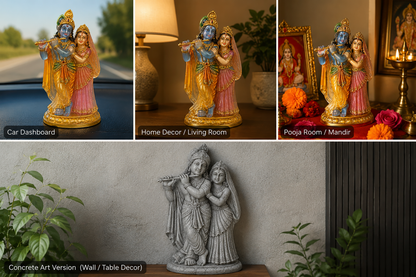Radha Krishna Silicone Mold | WCM859 (OWN)