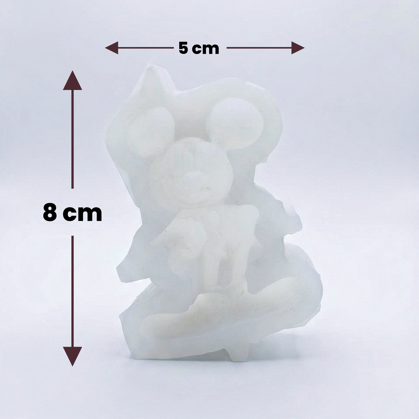 Mickey Mouse Silicone Mold for Candle, Soap, Resin & Plaster Crafts | WCM869