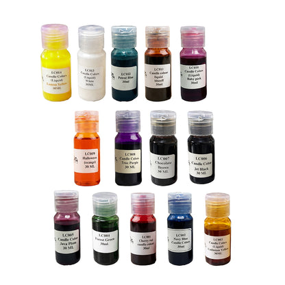 Candle Colors (Liquid),  LC001-LC014