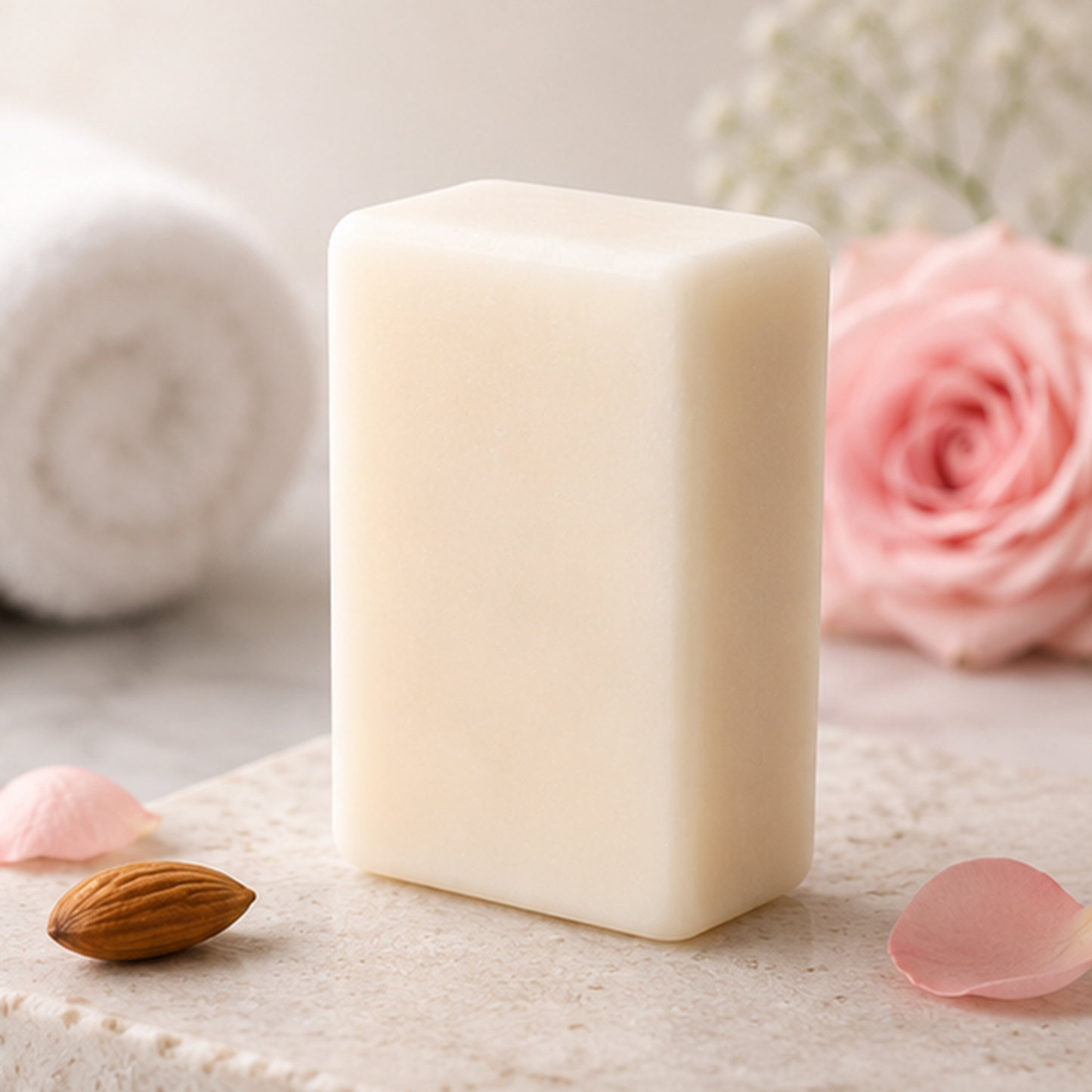 Rose almond Super Premium Range Soap Base SPB014