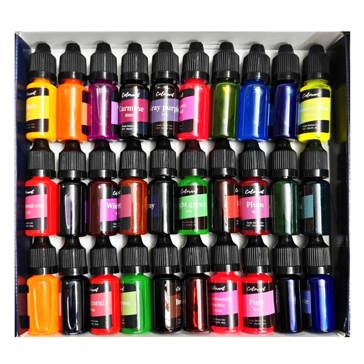 30 Colors Candle Liquid Dye Set (10ml Bottles) CK002