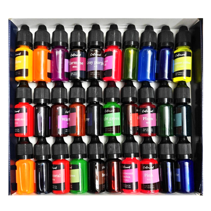 30 Colors Candle Liquid Dye Set (10ml Bottles) CK002