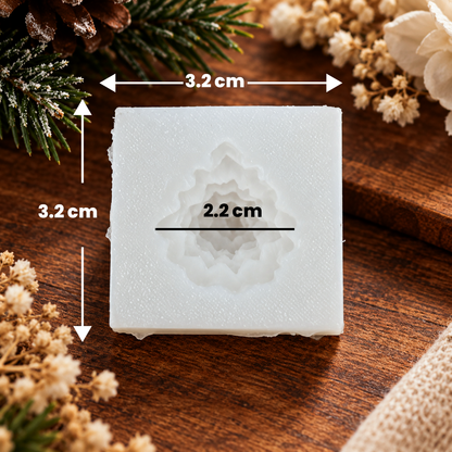 Mini Christmas Tree Silicone Mold for Candle, Fondant, Resin & DIY Crafts | MLD-CFM493[own]