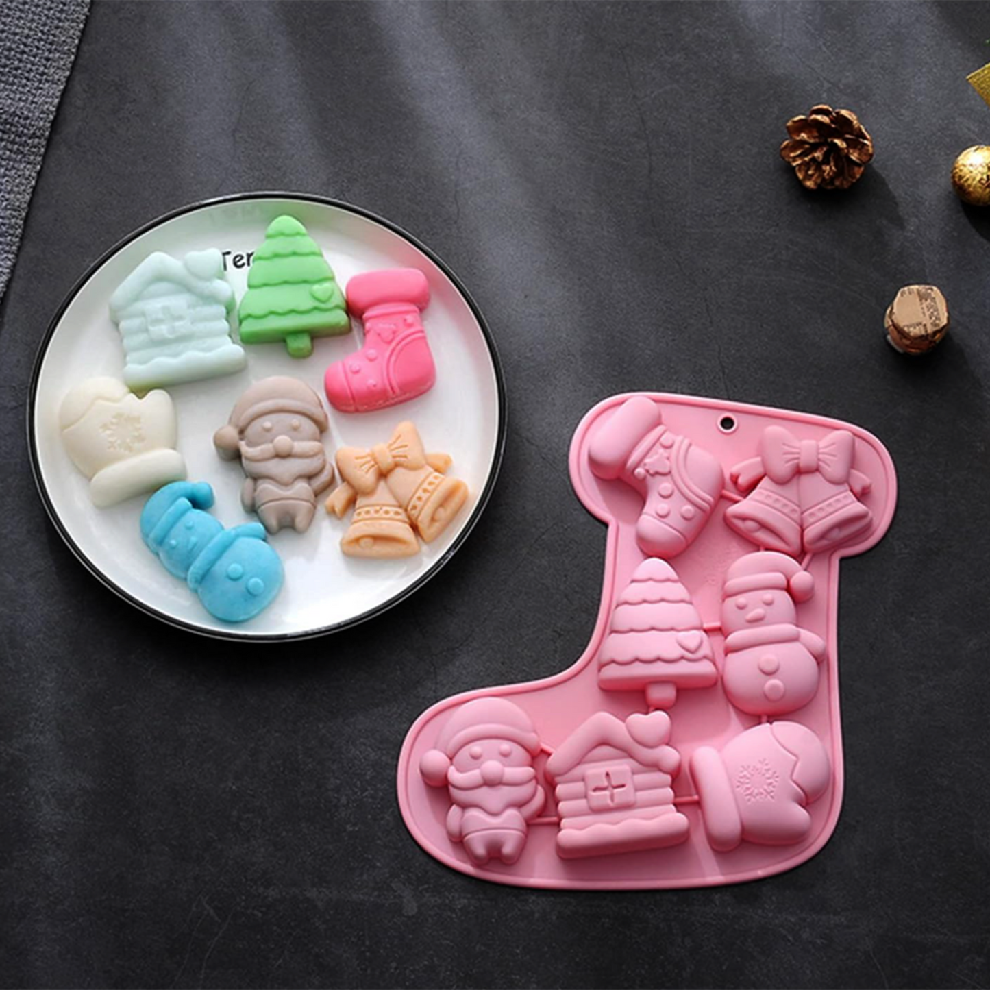 Christmas Theme Silicone Mold | SSM316
