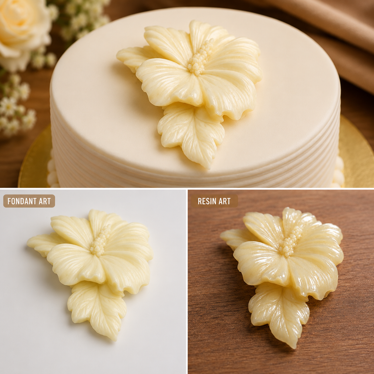 Hibiscus Bloom Silicone Mold | CFM448