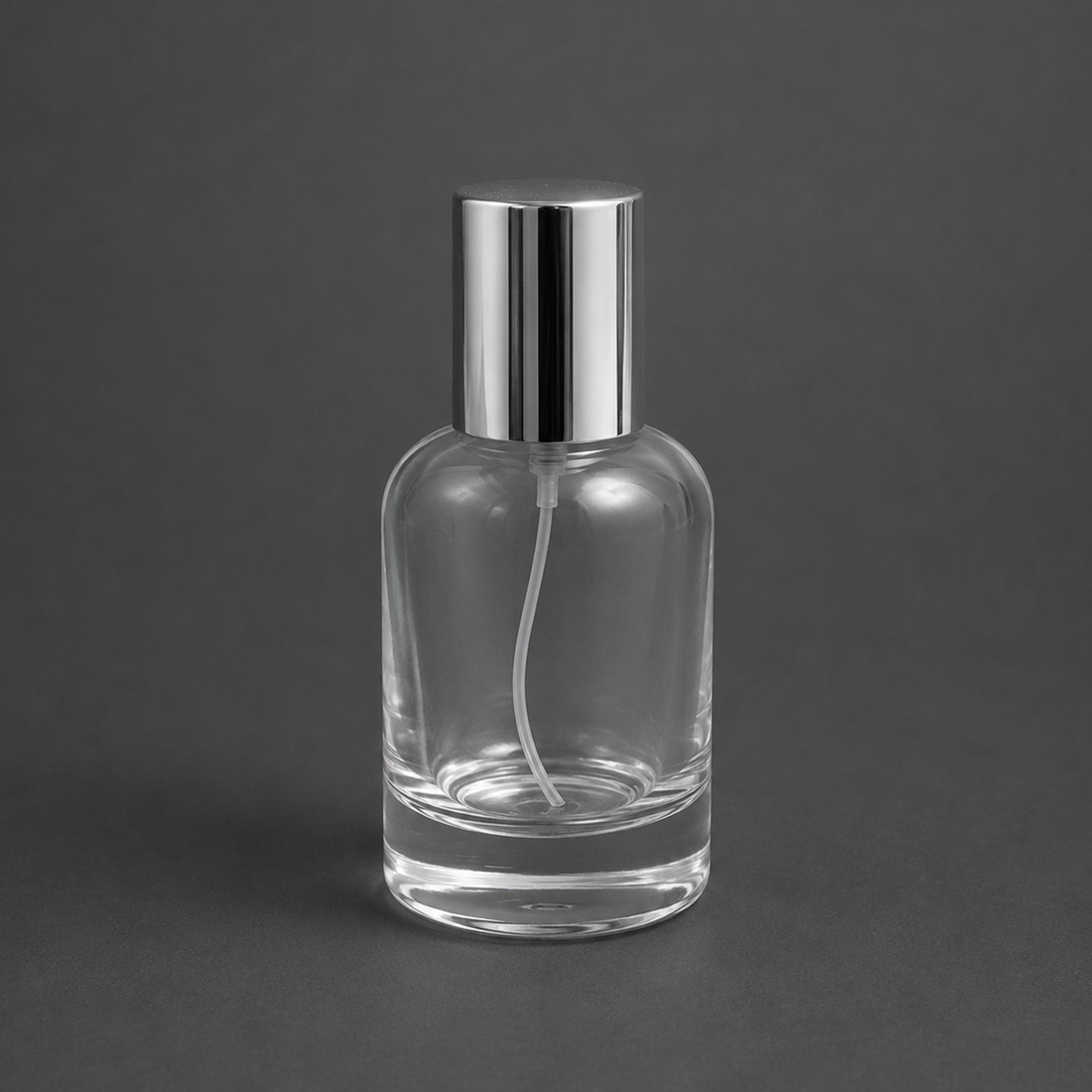 Round Shape glass Perfume Spray Bottle with Metal Cap (Set of 4)| PGB005