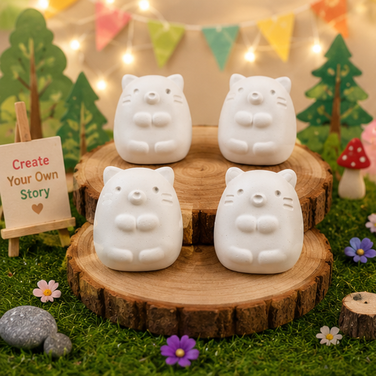 Cute Animal Concrete DIY Activity Kit | RCP010