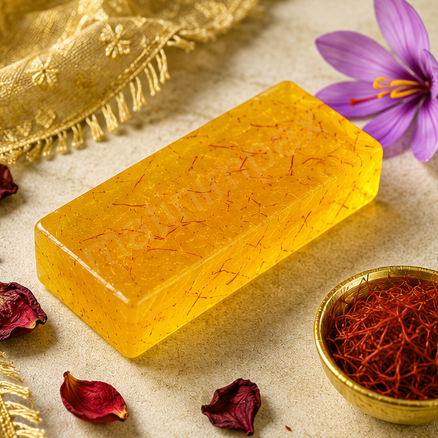 Kashmiri Kesar Solid Premium Soap Base SPB020