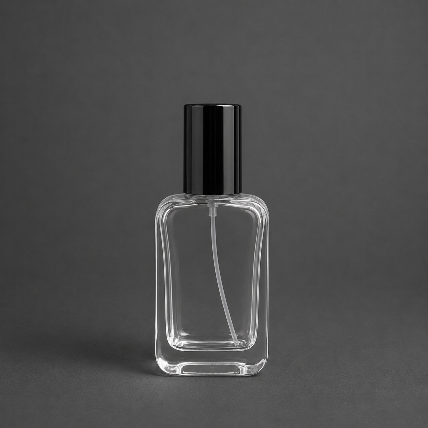 Rectangular Shape Glass Perfume Spray Bottle with Metal Cap (3 colour set)  |  PGB004