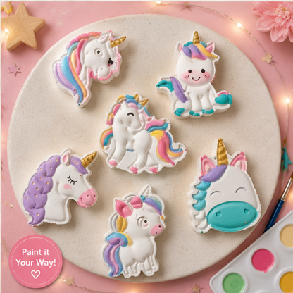 Magical Unicorn Concrete DIY Activity Kit of 6 | RCP009