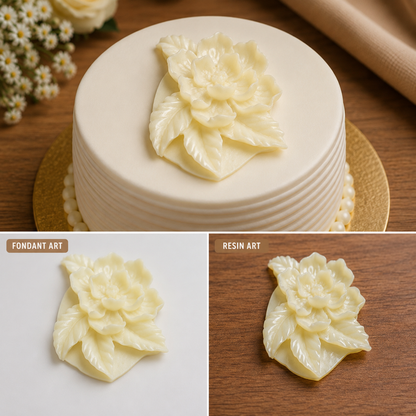 Rose Blossom Flower Silicone Mold for Candle, Soap, Resin & Chocolate Making | CFM449