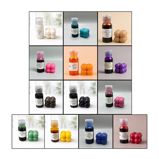 Candle Colors (Liquid),  LC001-LC013