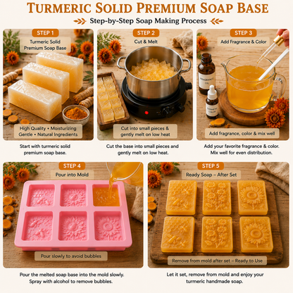 Turmeric Solid Premium Soap Base SPB009