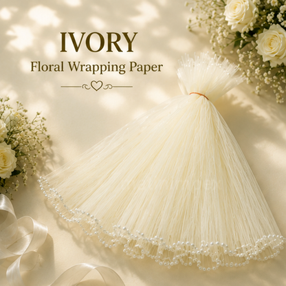 Premium Pearl Edge Bouquet Wrapping Net Fabric| BQN001