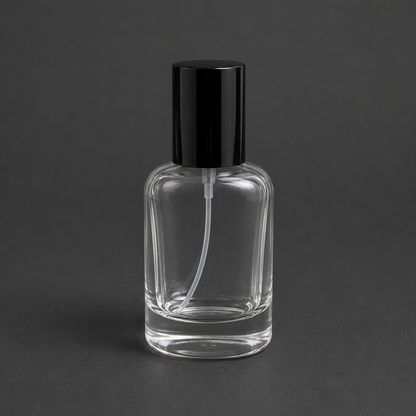 Round Shape glass Perfume Spray Bottle with Metal Cap (Set of 4)| PGB005