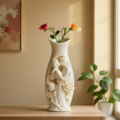 ARM568 Romantic Couple Rose Planter Mold