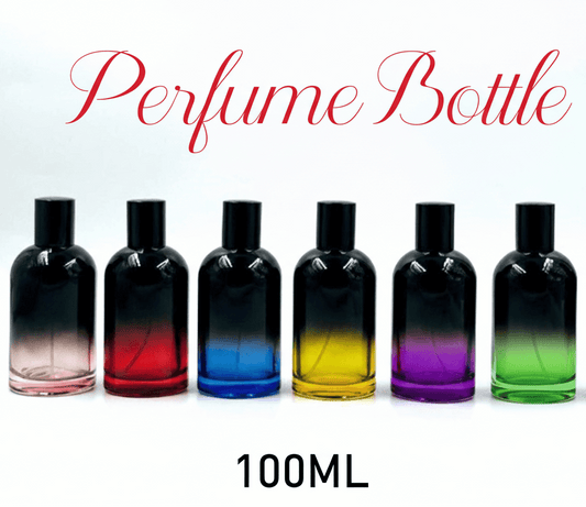 100 ml Empty Gradient Glass Perfume Bottles Set of 6 PGB002 for perfume making and fragrance storage