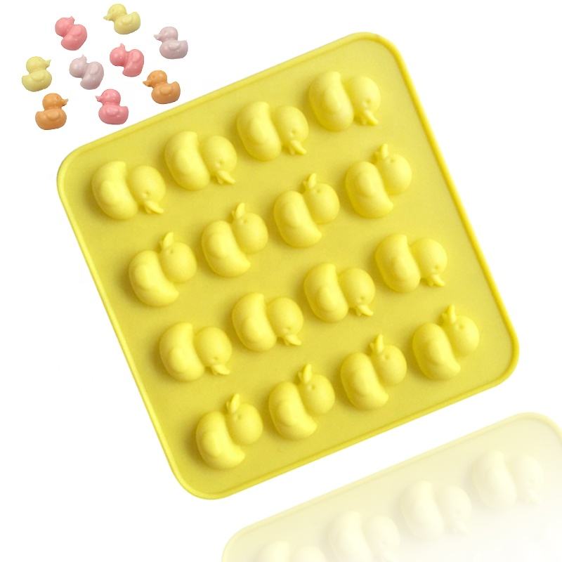 16 Cavity Cute Mini Duck Silicone Mold | CFM517