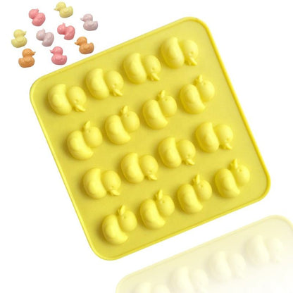 16 Cavity Cute Mini Duck Silicone Mold | CFM517