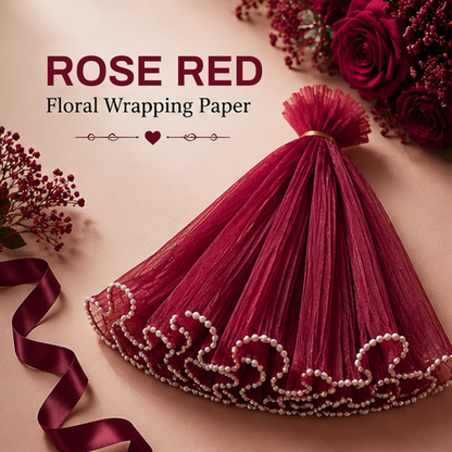 Premium Pearl Edge Bouquet Wrapping Net Fabric| BQN001