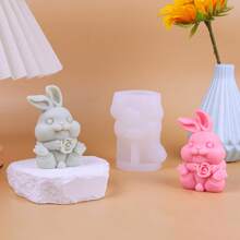 Bunny Blossom Candle Molds WCM509