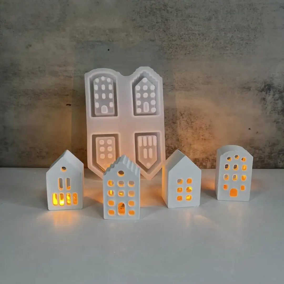 Mini Gable House Mold WCM766
