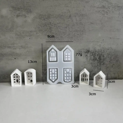 Mini Gable House Mold WCM766
