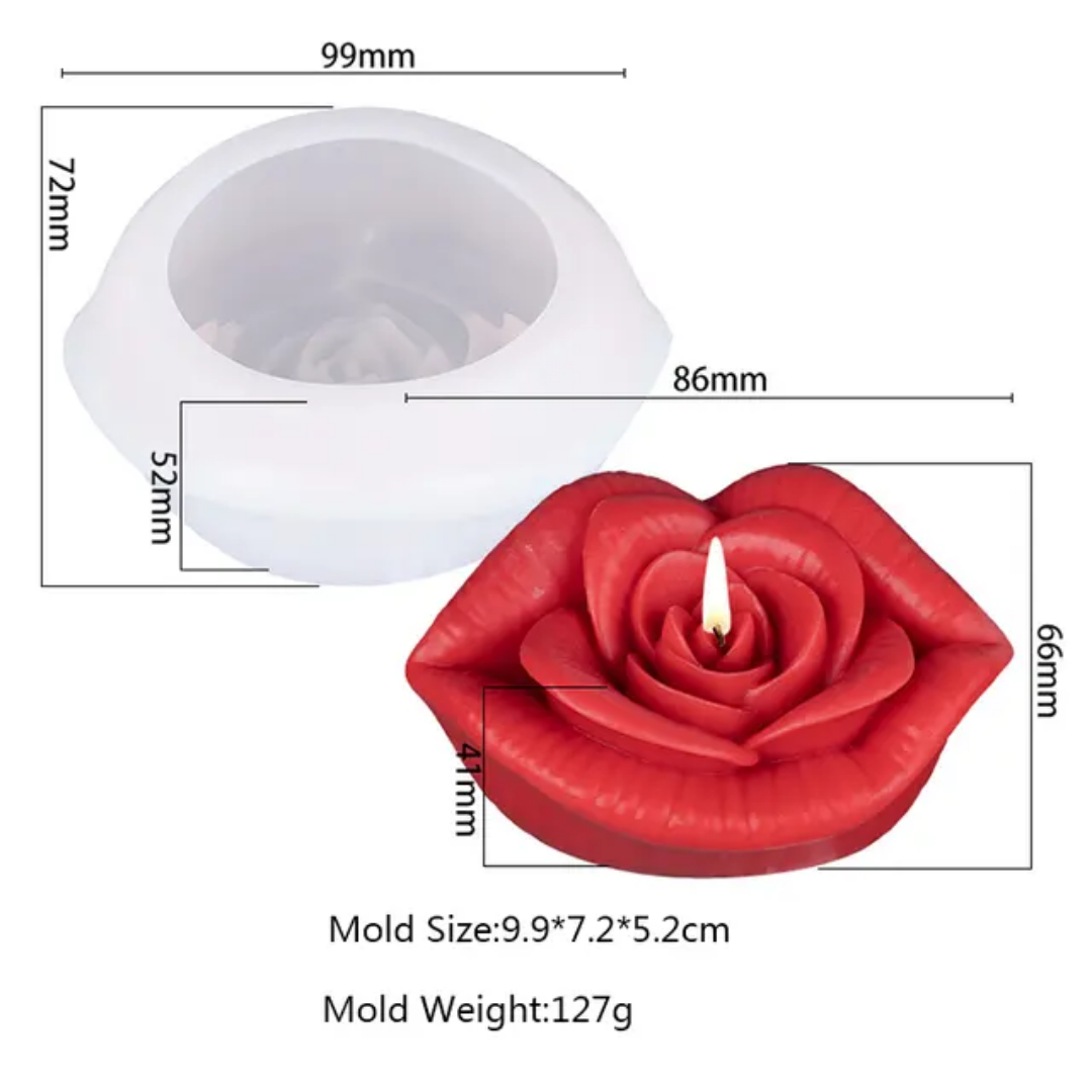 3D Lip-Flower Mould WCM765