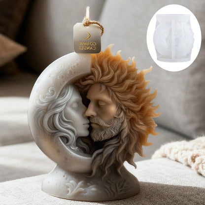 WCM923 Sun Moon Decorative Sculpture Mold