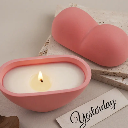 Puffy Heart Jar Set Mould ARM501