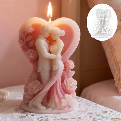 WCM922 Romantic Couple Sculpture Mold
