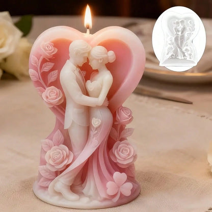 WCM922 Romantic Couple Sculpture Mold