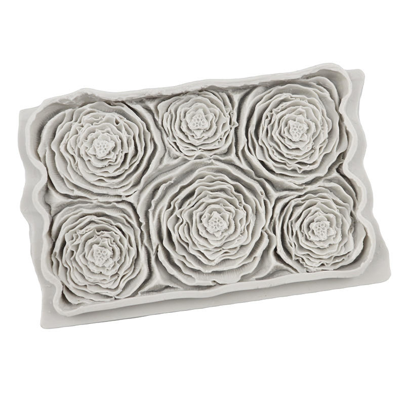 Ruffle Bloom Cluster Lace Mould | CFM469