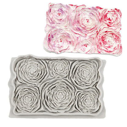 Ruffle Bloom Cluster Lace Mould | CFM469