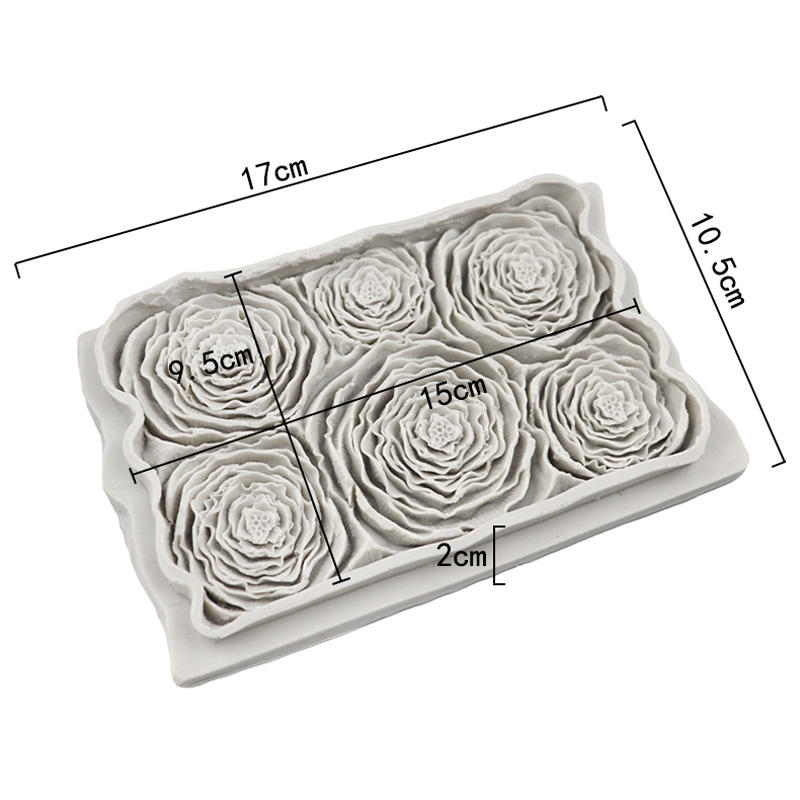 Ruffle Bloom Cluster Lace Mould | CFM469