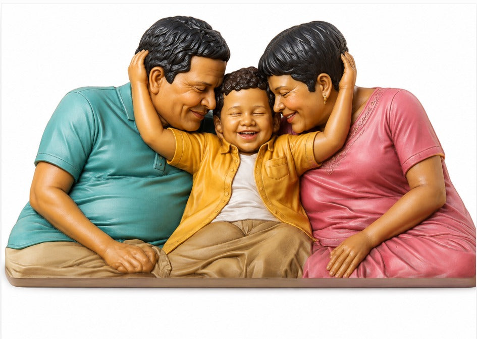 Grand Parents Family 3D Candle Mold (Own)