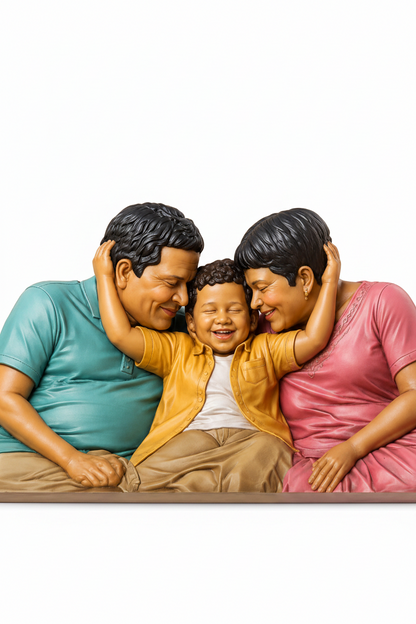 Grand Parents Family 3D Candle Mold (Own)