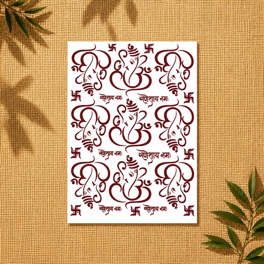 Ganpati UV Transfer Sticker | UV011