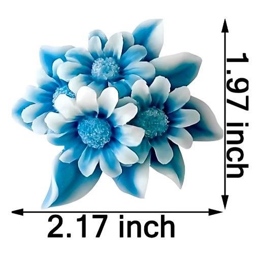 3D Daisy Flower Silicone Mold CFM333