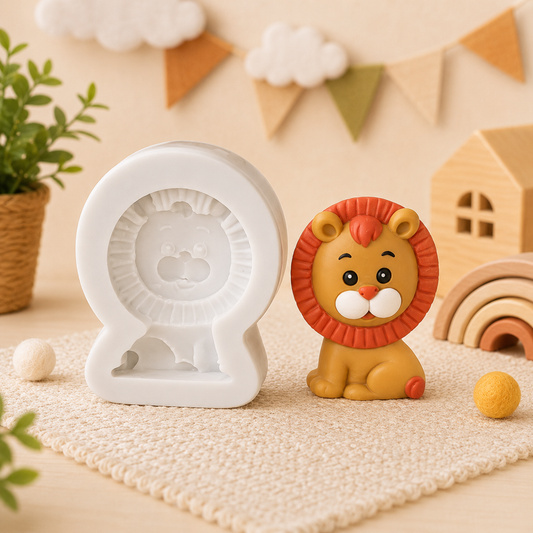 Lion Shape Silicone Mold | WCM865 (OWN)