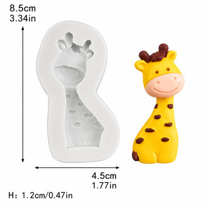 Giraffe Shape Silicone Mold for Candle, Soap, Resin & DIY Crafts | WCM866