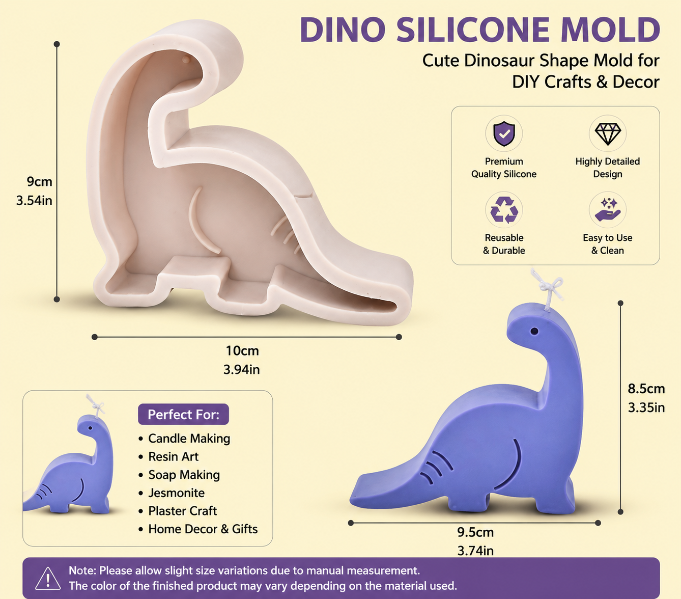 CFM459 Baby Dinosaur Silicone Mold