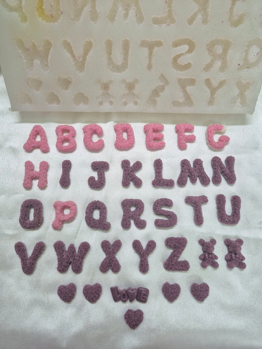 Rosy Alphabet Mould  CFM314